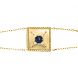 Blue Sapphire Diamond Bracelet