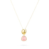 Viviana Guava Quartz Necklace