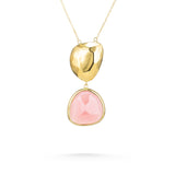 Viviana Guava Quartz Necklace