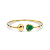 Viviana Emerald Flexible Bangle