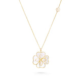 Mother of Pearl CZ Necklace