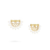 Pearl CZ Earrings