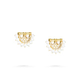 Pearl CZ Earrings