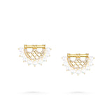 Pearl CZ Earrings