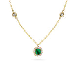 Malachite Diamond Necklace