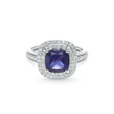 Liara Iolite Diamond Ring