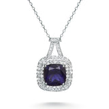 Liara Iolite Diamond Necklace